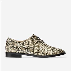 Cole Haan Snake Oxford Flats